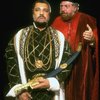 L-R) James Earl Jones and David Sabin in a scene from the Broadway revival of the play "Othello." (New York)