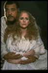 James Earl Jones as Othello and Cecilia Hart as Desdemona in a scene from the Broadway revival of the play "Othello." (New York)