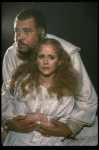 James Earl Jones as Othello and Cecilia Hart as Desdemona in a scene from the Broadway revival of the play "Othello." (New York)