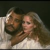 James Earl Jones as Othello and Cecilia Hart as Desdemona in a scene from the Broadway revival of the play "Othello." (New York)