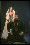 James Earl Jones as Othello and Cecilia Hart as Desdemona in a scene from the Broadway revival of the play "Othello." (New York)