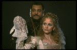 James Earl Jones as Othello and Cecilia Hart as Desdemona in a scene from the Broadway revival of the play "Othello." (New York)