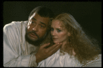 James Earl Jones as Othello and Cecilia Hart as Desdemona in a scene from the Broadway revival of the play "Othello." (New York)