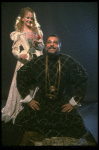 James Earl Jones as Othello and Cecilia Hart as Desdemona in a scene from the Broadway revival of the play "Othello." (New York)