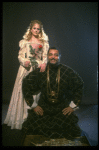 James Earl Jones as Othello and Cecilia Hart as Desdemona in a scene from the Broadway revival of the play "Othello." (New York)