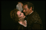 Aideen O'Kelly as Emilia and Christopher Plummer as Iago in a scene from the Broadway revival of the play "Othello." (New York)