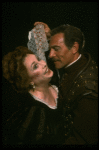 Aideen O'Kelly as Emilia and Christopher Plummer as Iago in a scene from the Broadway revival of the play "Othello." (New York)