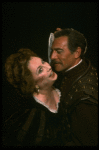 Aideen O'Kelly as Emilia and Christopher Plummer as Iago in a scene from the Broadway revival of the play "Othello." (New York)