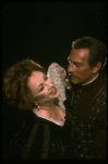 Aideen O'Kelly as Emilia and Christopher Plummer as Iago in a scene from the Broadway revival of the play "Othello." (New York)