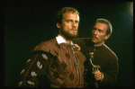 L-R) Kelsey Grammer as Cassio and Christopher Plummer as Iago in a scene from the Broadway revival of the play "Othello." (New York)