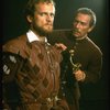 L-R) Kelsey Grammer as Cassio and Christopher Plummer as Iago in a scene from the Broadway revival of the play "Othello." (New York)