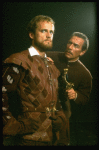 L-R) Kelsey Grammer as Cassio and Christopher Plummer as Iago in a scene from the Broadway revival of the play "Othello." (New York)
