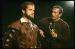 L-R) Kelsey Grammer as Cassio and Christopher Plummer as Iago in a scene from the Broadway revival of the play "Othello." (New York)