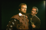 L-R) Kelsey Grammer as Cassio and Christopher Plummer as Iago in a scene from the Broadway revival of the play "Othello." (New York)