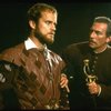 L-R) Kelsey Grammer as Cassio and Christopher Plummer as Iago in a scene from the Broadway revival of the play "Othello." (New York)