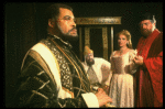 L-R) James Earl Jones,  Robert Burr,  Dianne Wiest and David Sabin in a scene from the Broadway revival of the play "Othello." (New York)