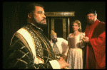 L-R) James Earl Jones,  Robert Burr,  Dianne Wiest and David Sabin in a scene from the Broadway revival of the play "Othello." (New York)