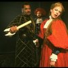 James Earl Jones, Raymond Skipp, and Dianne Wiest in a scene from the Broadway revival of the play "Othello"