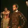 Patricia Mauceri as Bianca and Kelsey Grammer as Cassio in a scene from the Broadway revival of the play "Othello." (New York)
