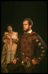 Patricia Mauceri as Bianca and Kelsey Grammer as Cassio in a scene from the Broadway revival of the play "Othello." (New York)