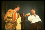 Graeme Campbell, Christopher Plummer, and Kelsey Grammer in a scene from the Broadway revival of the play "Othello"