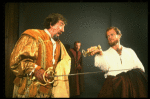 Graeme Campbell, Christopher Plummer, and Kelsey Grammer in a scene from the Broadway revival of the play "Othello"