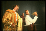 Graeme Campbell, Christopher Plummer, and Kelsey Grammer in a scene from the Broadway revival of the play "Othello"