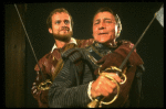 L-R) Kelsey Grammer and Richard Dix in a scene from the Broadway revival of the play "Othello." (New York)