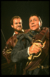 L-R) Kelsey Grammer and Richard Dix in a scene from the Broadway revival of the play "Othello." (New York)