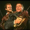 L-R) Kelsey Grammer and Richard Dix in a scene from the Broadway revival of the play "Othello." (New York)