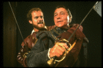 L-R) Kelsey Grammer and Richard Dix in a scene from the Broadway revival of the play "Othello." (New York)