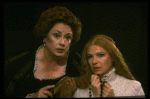 L-R) Aideen O'Kelly and Dianne Wiest in a scene from the Broadway revival of the play "Othello." (New York)