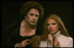 L-R) Aideen O'Kelly and Dianne Wiest in a scene from the Broadway revival of the play "Othello." (New York)