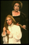 R-L) Aideen O'Kelly and Dianne Wiest in a scene from the Broadway revival of the play "Othello." (New York)