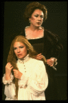 R-L) Aideen O'Kelly and Dianne Wiest in a scene from the Broadway revival of the play "Othello." (New York)