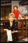 L-R) Actresses Sally Struthers and Rita Moreno in a scene from the Broadway revival of the play "The Odd Couple." (New York)