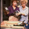 R-L) Actresses Sally Struthers and Rita Moreno in a scene from the Broadway revival of the play "The Odd Couple." (New York)