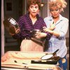 R-L) Actresses Sally Struthers and Rita Moreno in a scene from the Broadway revival of the play "The Odd Couple." (New York)