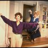 R-L) Actresses Sally Struthers and Rita Moreno in a scene from the Broadway revival of the play "The Odd Couple." (New York)