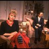 L-R) Actors Sally Struthers, Lewis J. Stadlen and Tony Shalhoub in a scene from the Broadway revival of the play "The Odd Couple." (New York)