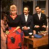 L-R) Actors Sally Struthers, Lewis J. Stadlen and Tony Shalhoub in a scene from the Broadway revival of the play "The Odd Couple." (New York)