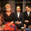 L-R) Actors Sally Struthers, Lewis J. Stadlen and Tony Shalhoub in a scene from the Broadway revival of the play "The Odd Couple." (New York)