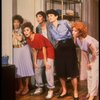 L-R) Marilyn Cooper, Rita Moreno, Jenny O'Hara, Mary Louise Wilson, and Kathleen Doyle in a scene from the Broadway revival of the play "The Odd Couple." (New York)
