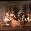 L-R) Marilyn Cooper, Kathleen Doyle, Sally Struthers Jenny O'Hara and Rita Moreno in a scene from the Broadway revival of the play "The Odd Couple." (New York)