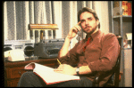 Actor Jeremy Irons in a scene from the Broadway production of the play "The Real Thing." (New York)