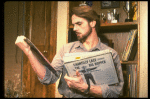 Actor Jeremy Irons in a scene from the Broadway production of the play "The Real Thing." (New York)