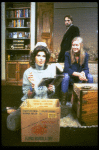 L-R) Actors Christine Baranski, Cynthia Nixon and Jeremy Irons in a scene from the Broadway production of the play "The Real Thing." (New York)