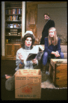 L-R) Actors Christine Baranski, Cynthia Nixon and Jeremy Irons in a scene from the Broadway production of the play "The Real Thing." (New York)