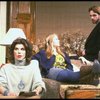 L-R) Actors Christine Baranski, Cynthia Nixon and Jeremy Irons in a scene from the Broadway production of the play "The Real Thing." (New York)