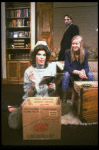 L-R) Actors Christine Baranski, Cynthia Nixon and Jeremy Irons in a scene from the Broadway production of the play "The Real Thing." (New York)